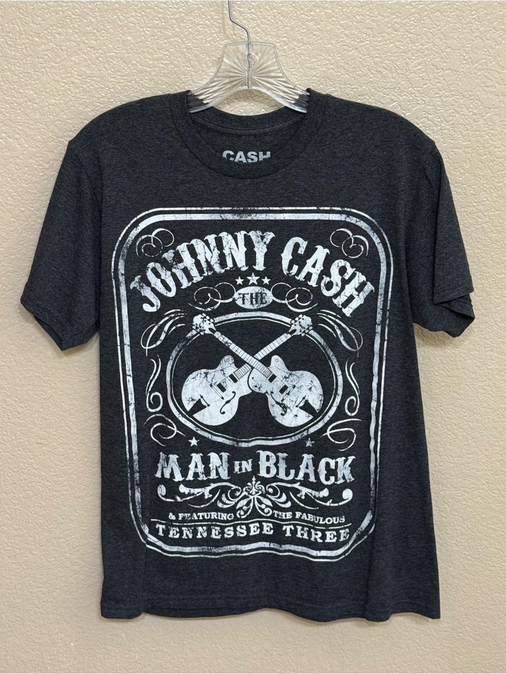 Johnny Cash ‘Man in Black' Short Sleeve Tee - S/M
